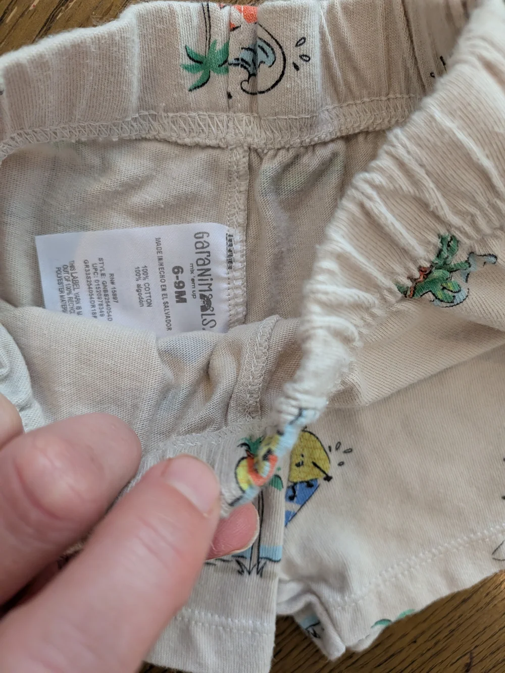 Baby Cotton Shorts - Mix, Sz. 6-9 Months